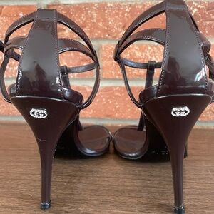 GUGGI high heel patent leather sandals 8B